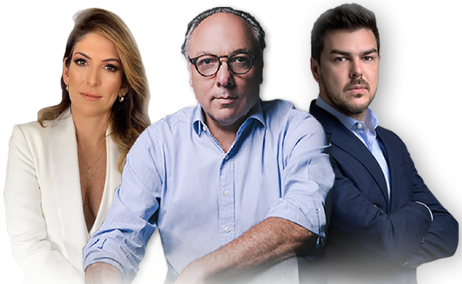 Carol Paiffer Ricardo Bellino e Marsio Schneider - Acontece Gramado