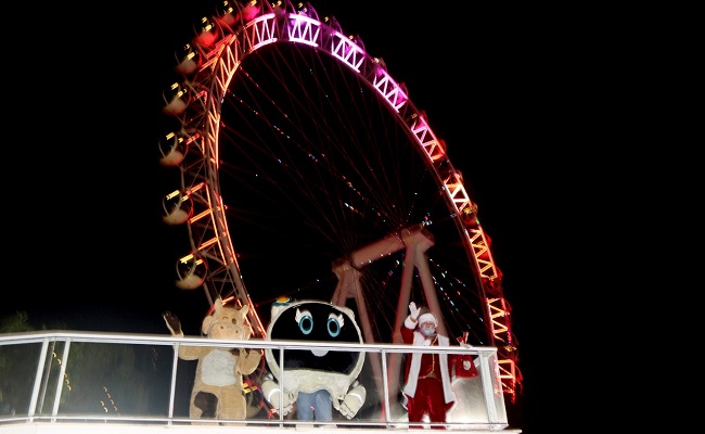 Papai Noel de Canela é atração em Balneário Camboriú e Pomerode nesta semana 1 FG Big Wheel 1 Foto Hildo Junior - Acontece Gramado
