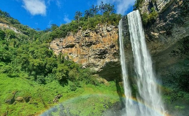 Novo tour leva o turista, por trilhas, até a base da Cascata do Caracol 1 Foto @joapedrotravi 1 - Acontece Gramado