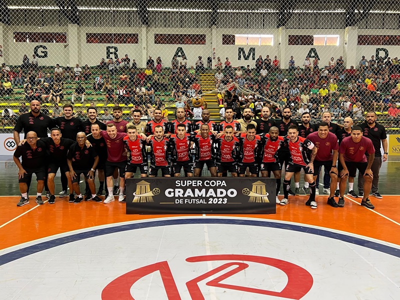 Super Copa Gramado de Futsal terá oito das melhores equipes do país no mês de março 1 Foto campeao 2023 Super Copa Gramado.JEC Krona - Acontece Gramado