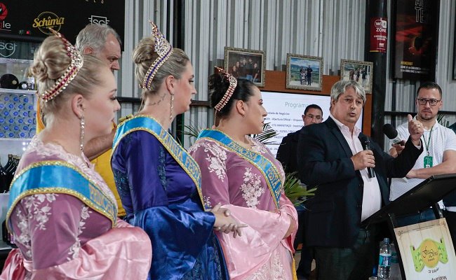 Festa da Colônia e Feira Feito em Gramado são apresentadas em lançamento no interior 1 Foto lancamento Festa da Colonia e Feira Feito em Gramado.1 - Acontece Gramado