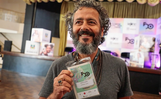 <strong>Festival de Cinema e Wert promovem a volta da Calçada da Fama com dez artistas em 2022</strong> 2 Marcos Palmeira vai para a Calcada da Fama de Gramado. Creditos Cleiton Thiele - Acontece Gramado