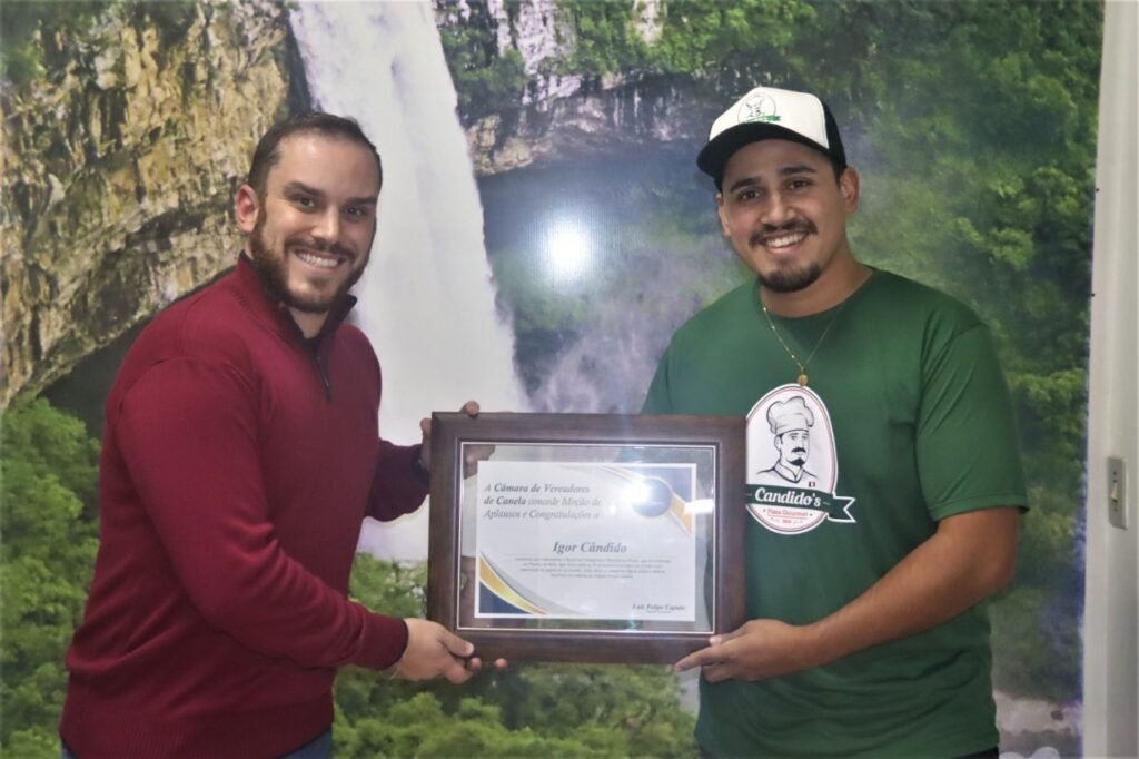 Chef Igor Cândido recebe moção de aplausos pelo Mundial de Pizzas 1 Mocao Chef Igor - Acontece Gramado