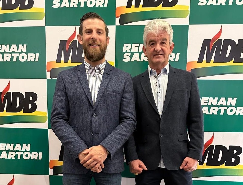 MDB Gramado confirma candidatura de Renan e Lauro para prefeito e vice 1 Renan e Lauro gramado - Acontece Gramado