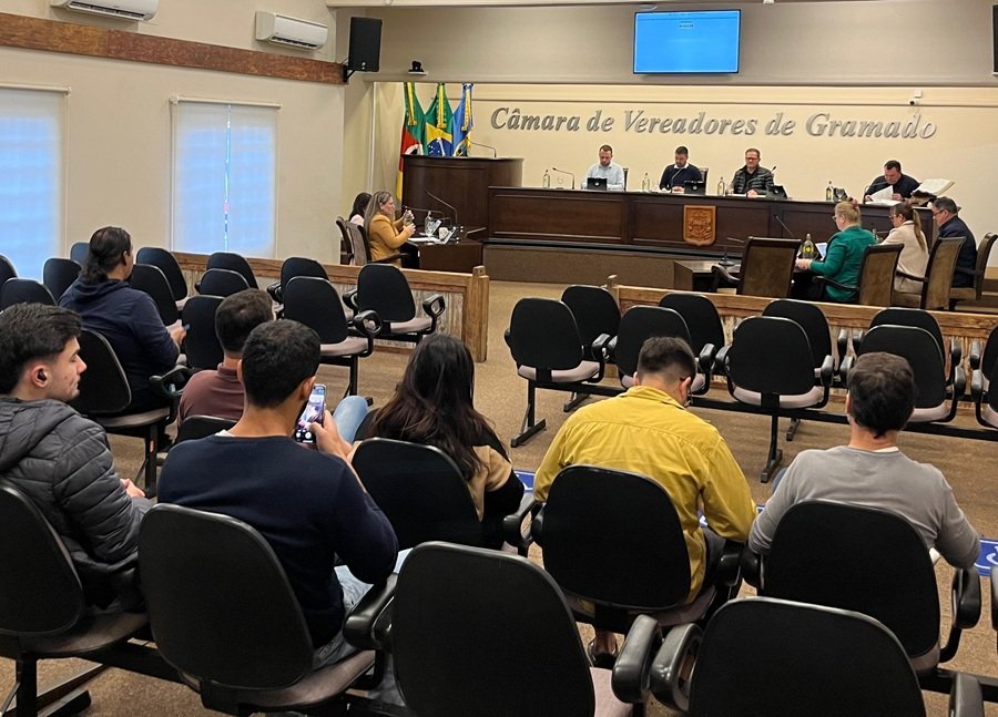 Câmara de Gramado aprova projetos para esporte, saúde mental e assistência social 1 Sessao camara - Acontece Gramado