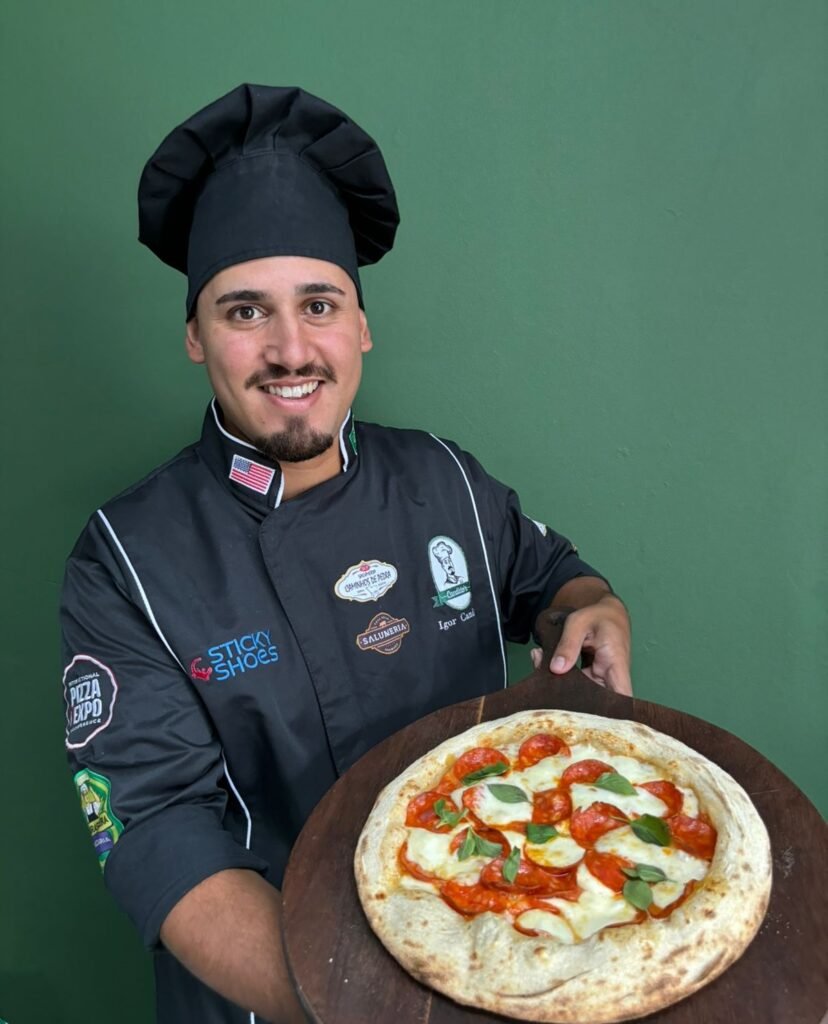 Chef Igor de Gramado inicia disputa no Mundial de Pizzas nos EUA 1 chef Igor 2 1 - Acontece Gramado