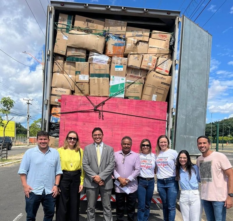 Carreta com 60 toneladas de doações do Piauí chega a Gramado neste sábado 3 doacoes piaui 1 - Acontece Gramado