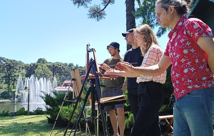 Gramado terá 1º Encontro de Pintura ao ar Livre 1 pintura - Acontece Gramado