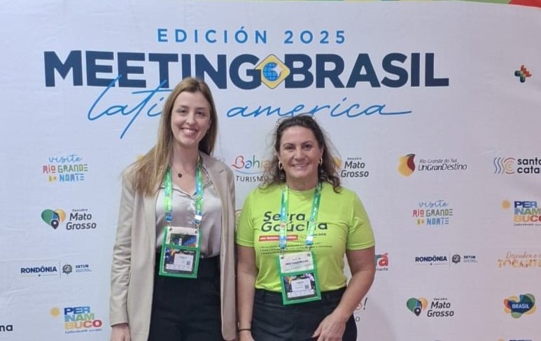 Barbara da Sec de Turismo e Carlise Bianchi da Brocker 1 - Acontece Gramado