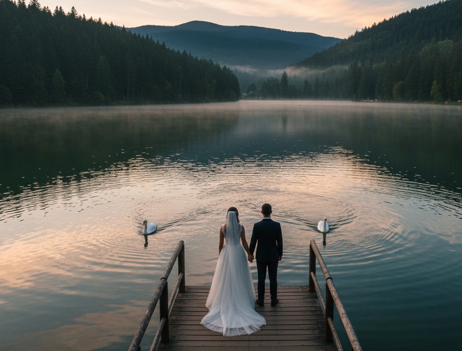 Sonho embargado: Casamento é barrado no Lago Negro em Gramado nesta sexta-feira 1 casamento Lago Negro real - Acontece Gramado