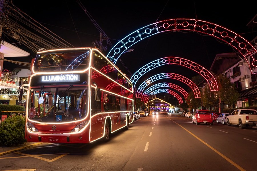 Bustour Illumination Show estreia na Temporada de Natal de Gramado e Canela com espetáculo itinerante 1 Bustour Illumination Show 2 - Acontece Gramado