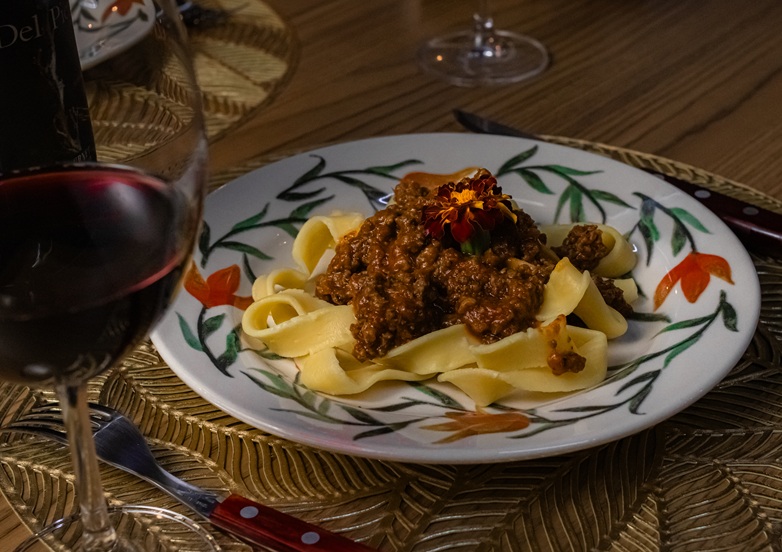 Vindima é tema de jantar no Museu do Vinho em Gramado 1 Bistro Fettuccine a bolonhesa - Acontece Gramado