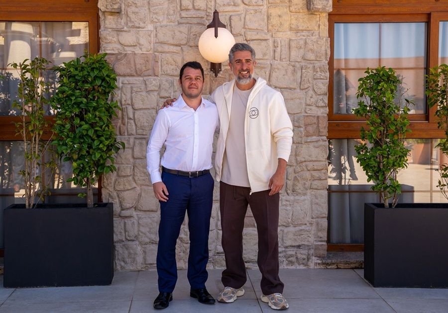 Especial do Caldeirão do Mion em Gramado tem audiência recorde de 39 milhões de espectadores e Gramado Parks comemora 1 Ronaldo Costa Beber e Marcos Mion Digulgacao Gramado Parks 01 - Acontece Gramado
