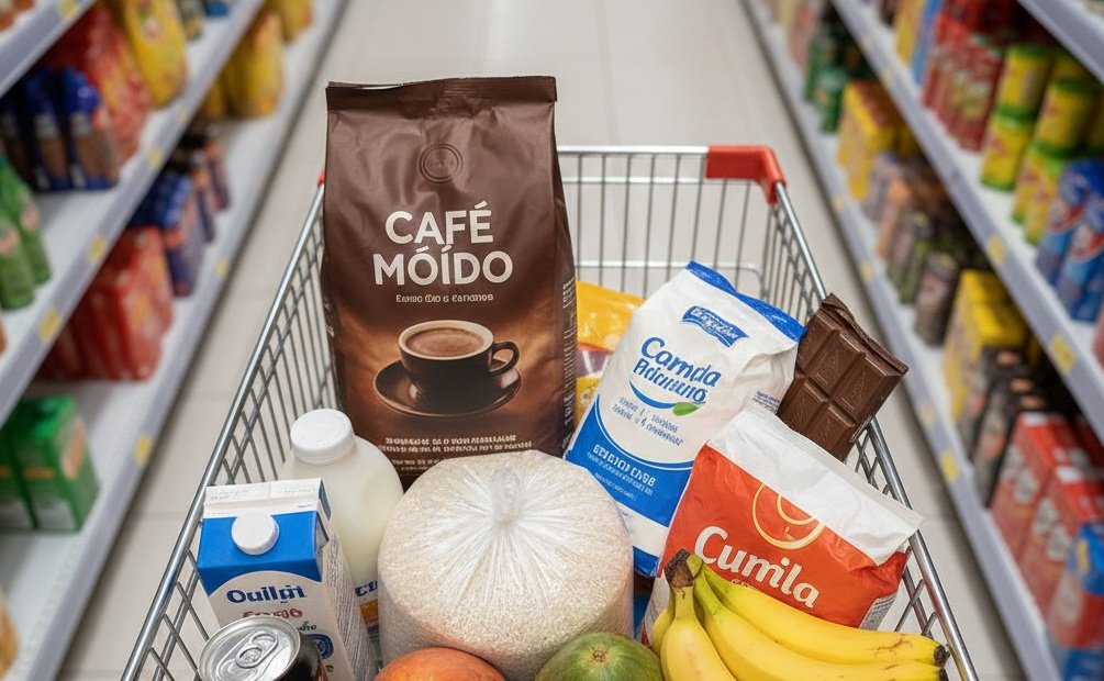 Cesta básica na região das Hortênsias supera os R$ 310 e segue como a mais cara do Rio Grande do Sul 1 cesta basica gramado - Acontece Gramado