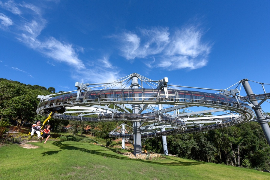 Aerozuum completa um ano com recorde de público no Parque Bondinhos Canela 1 Aero bondimnhos - Acontece Gramado