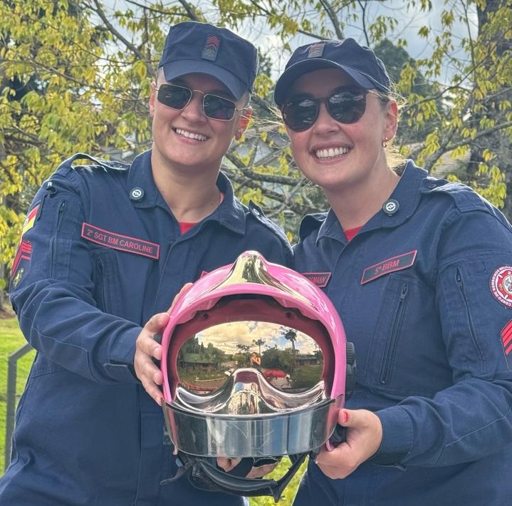 Capacete Rosa do Bombeiros celebra protagonismo feminino e homenageia mães em Canela 1 capa - Acontece Gramado
