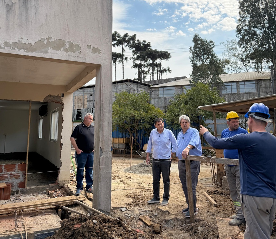 Obras em Gramado avançam com ampliação do CRAS Vila Verde e novo Centro de Turismo 1 Obras CRAS 1 - Acontece Gramado