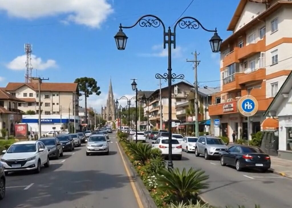 Novos postes ornamentais com fiação subterrânea começam a ser instalados no centro de Canela 1 postes 2 - Acontece Gramado