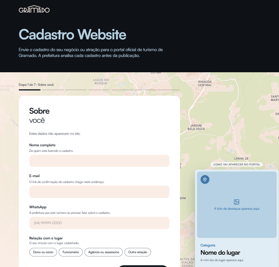Novo portal oficial de turismo de Gramado abre cadastro gratuito para empresários do setor 1 Cadastro Novo Site Setur Gramado - Acontece Gramado
