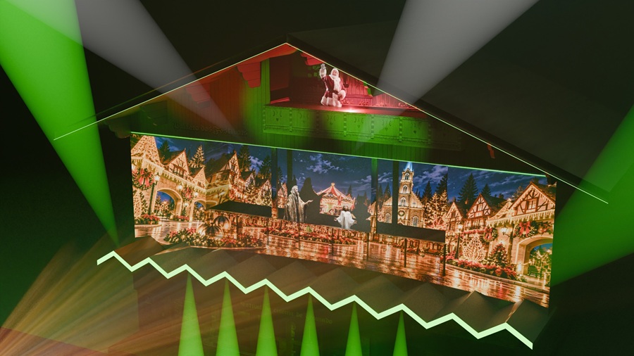Palácio dos Festivais será palco do novo espetáculo de acendimento do Natal Luz de Gramado 1 palacio natal luz - Acontece Gramado